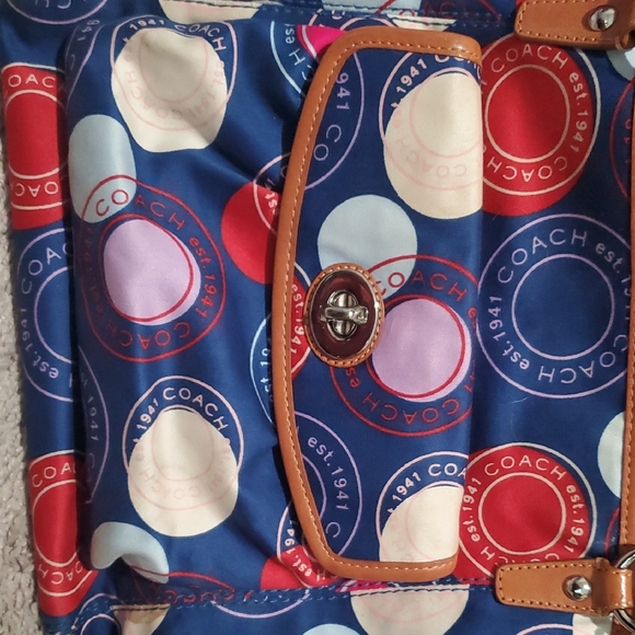 Coach Multicolor Patterned Shoulder Bag - Picture 4 of 5